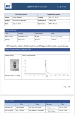 BPC-157 10 mg Certificate Report